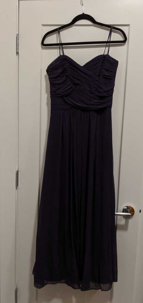 Dark purple dessy collection dress